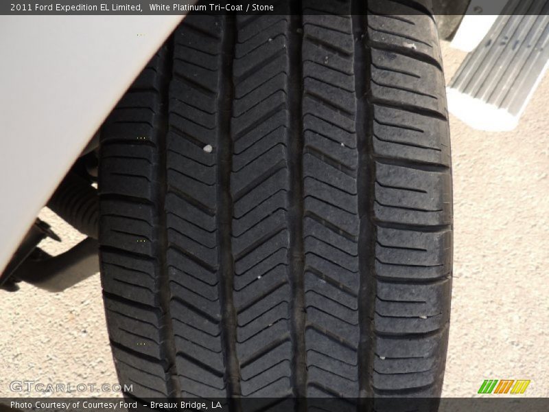 White Platinum Tri-Coat / Stone 2011 Ford Expedition EL Limited