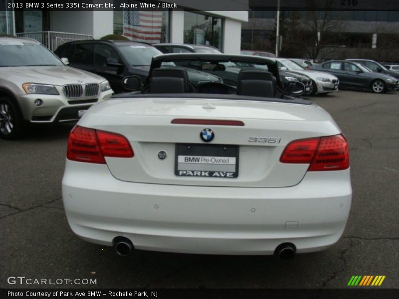 Alpine White / Black 2013 BMW 3 Series 335i Convertible