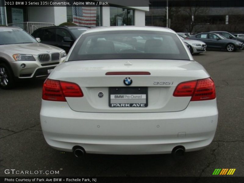 Alpine White / Black 2013 BMW 3 Series 335i Convertible