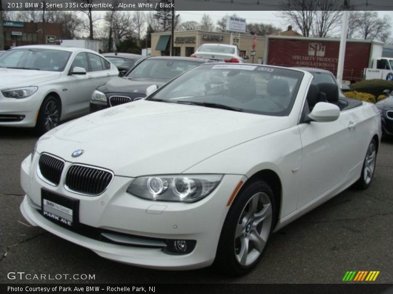 Alpine White / Black 2013 BMW 3 Series 335i Convertible