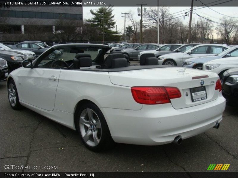 Alpine White / Black 2013 BMW 3 Series 335i Convertible