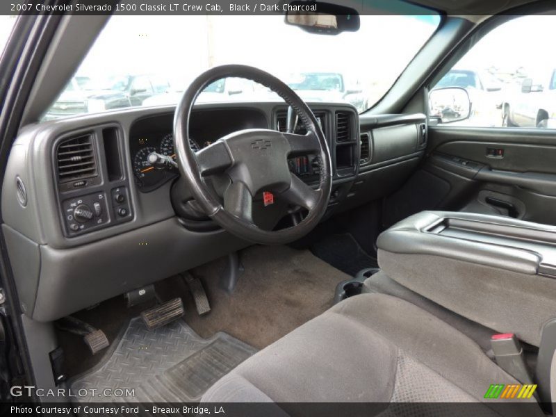 Black / Dark Charcoal 2007 Chevrolet Silverado 1500 Classic LT Crew Cab