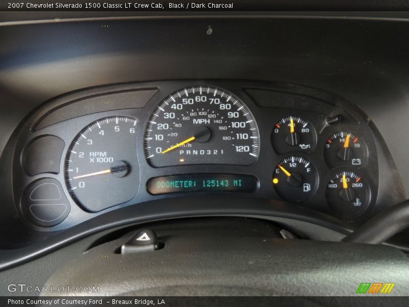 Black / Dark Charcoal 2007 Chevrolet Silverado 1500 Classic LT Crew Cab