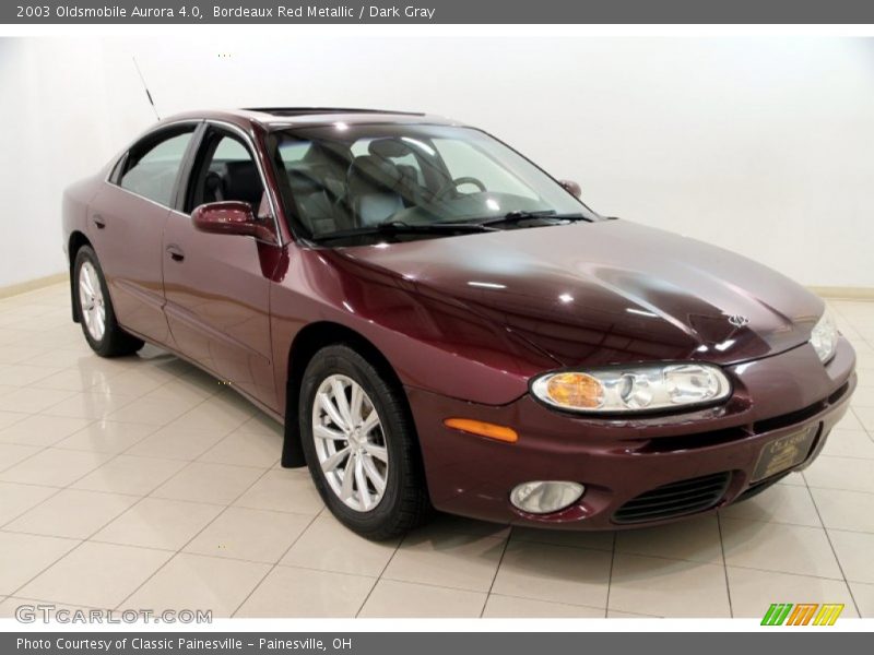 Bordeaux Red Metallic / Dark Gray 2003 Oldsmobile Aurora 4.0