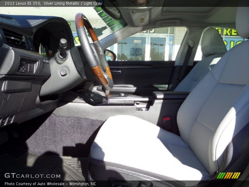 Silver Lining Metallic / Light Gray 2013 Lexus ES 350