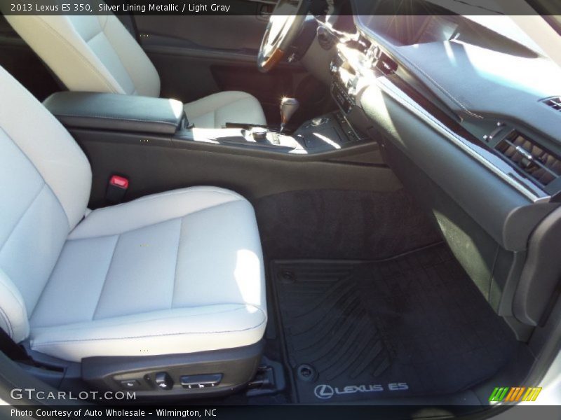 Silver Lining Metallic / Light Gray 2013 Lexus ES 350