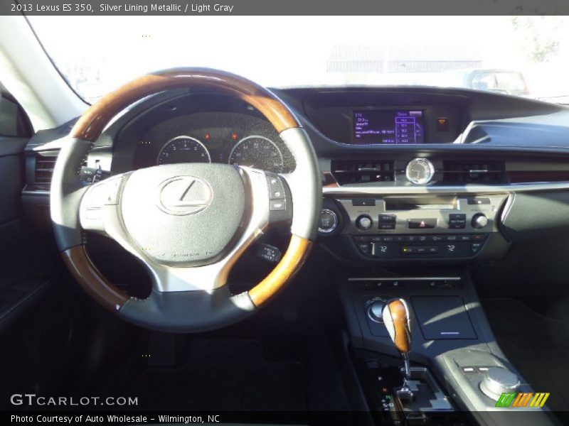 Silver Lining Metallic / Light Gray 2013 Lexus ES 350