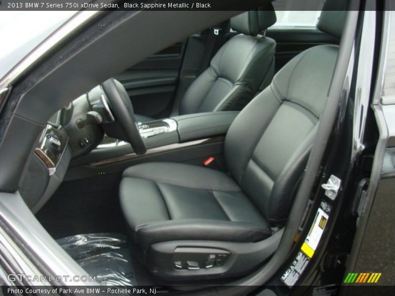 Black Sapphire Metallic / Black 2013 BMW 7 Series 750i xDrive Sedan