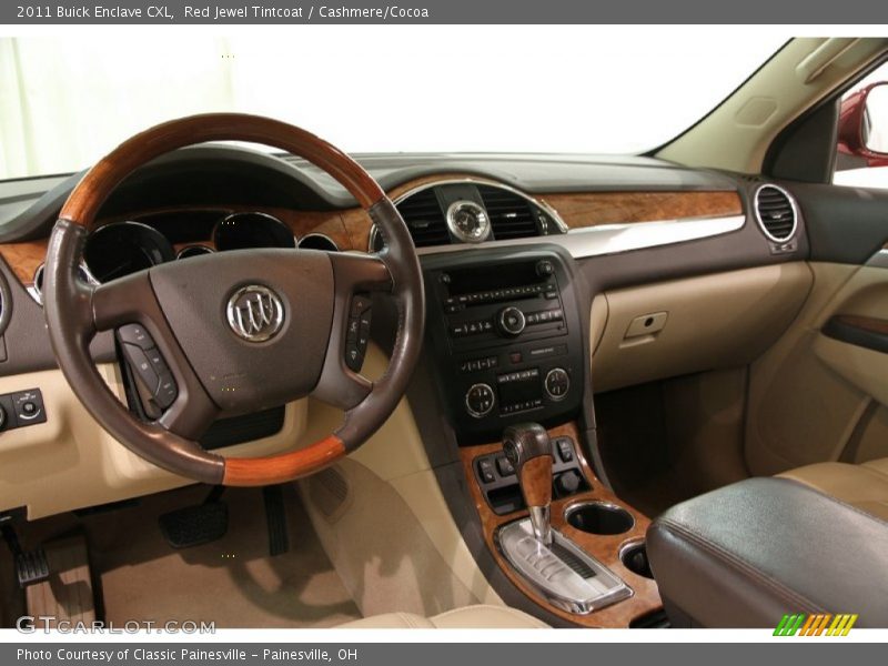 Red Jewel Tintcoat / Cashmere/Cocoa 2011 Buick Enclave CXL