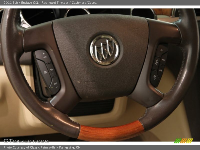 Red Jewel Tintcoat / Cashmere/Cocoa 2011 Buick Enclave CXL