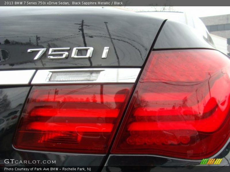 Black Sapphire Metallic / Black 2013 BMW 7 Series 750i xDrive Sedan