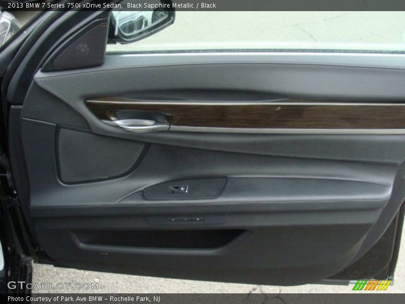 Black Sapphire Metallic / Black 2013 BMW 7 Series 750i xDrive Sedan