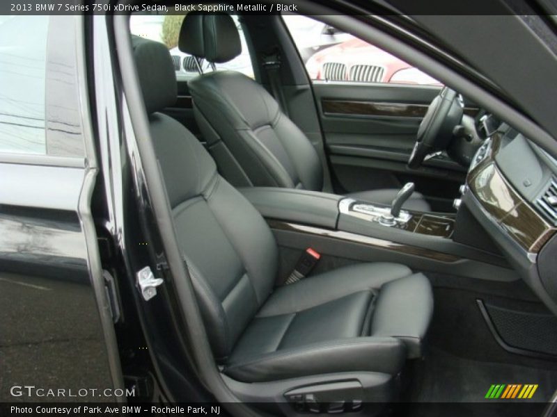 Black Sapphire Metallic / Black 2013 BMW 7 Series 750i xDrive Sedan