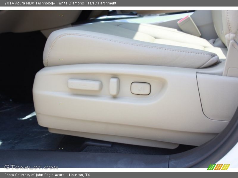 White Diamond Pearl / Parchment 2014 Acura MDX Technology