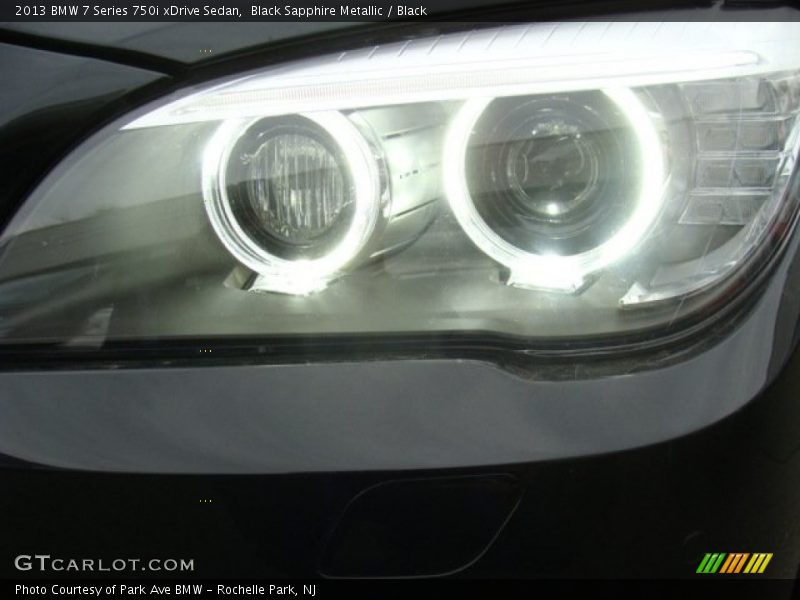 Black Sapphire Metallic / Black 2013 BMW 7 Series 750i xDrive Sedan