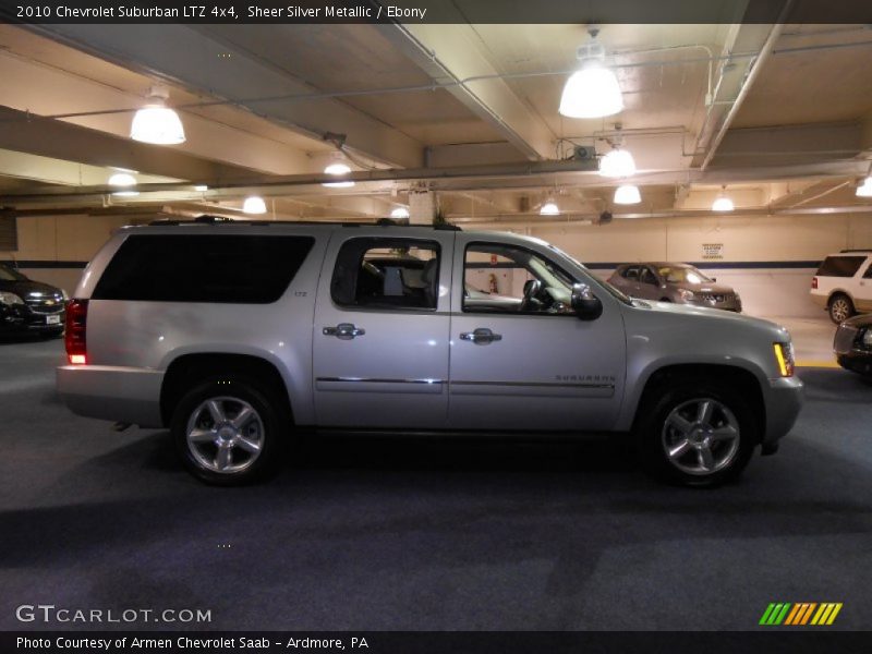 Sheer Silver Metallic / Ebony 2010 Chevrolet Suburban LTZ 4x4