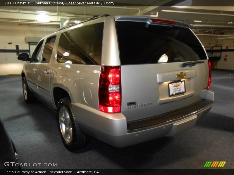 Sheer Silver Metallic / Ebony 2010 Chevrolet Suburban LTZ 4x4