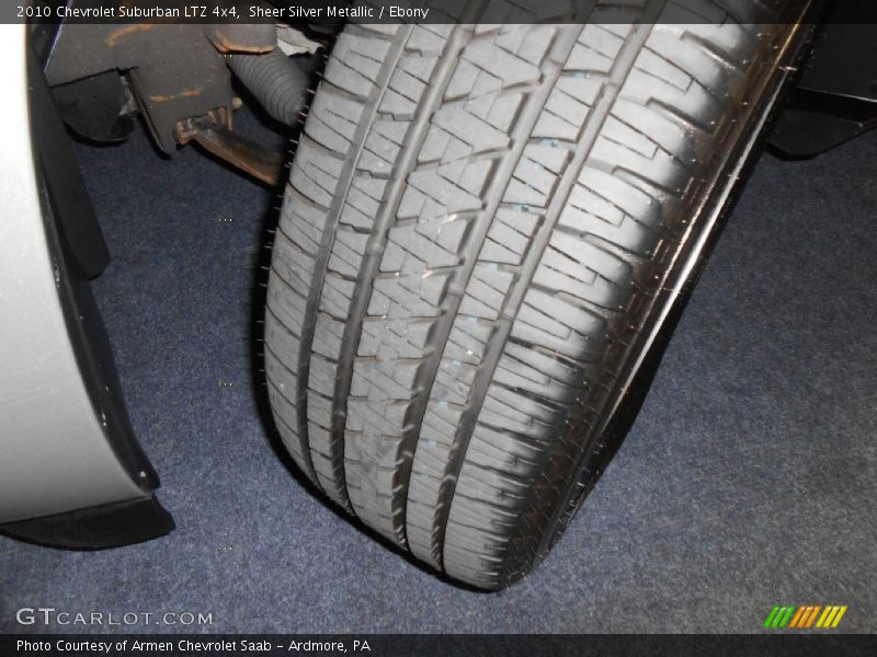 Sheer Silver Metallic / Ebony 2010 Chevrolet Suburban LTZ 4x4