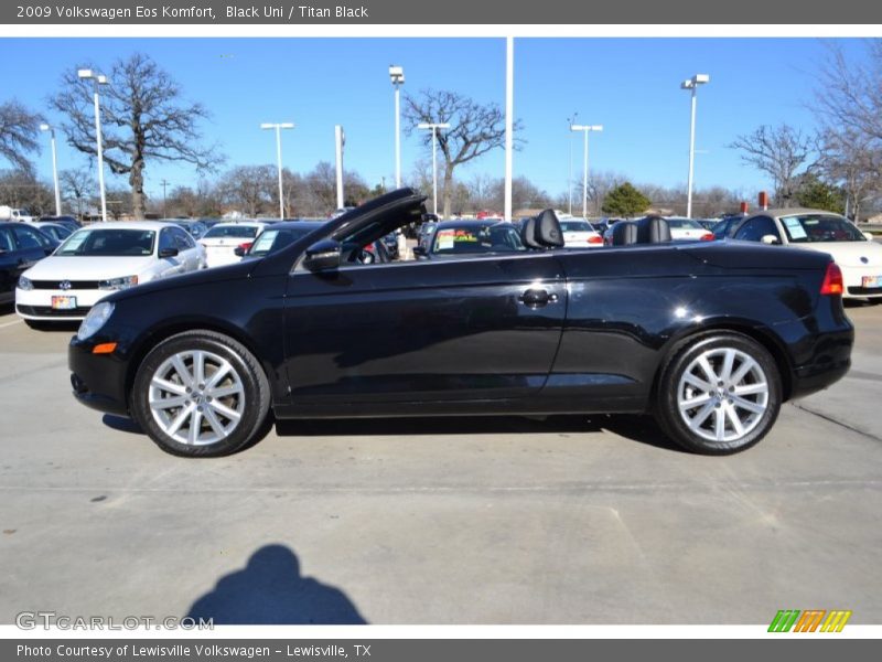 Black Uni / Titan Black 2009 Volkswagen Eos Komfort