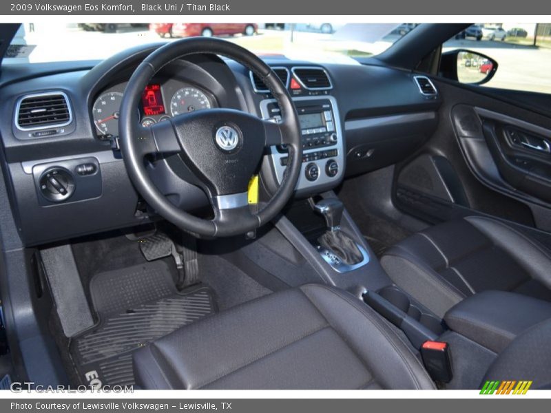 Black Uni / Titan Black 2009 Volkswagen Eos Komfort
