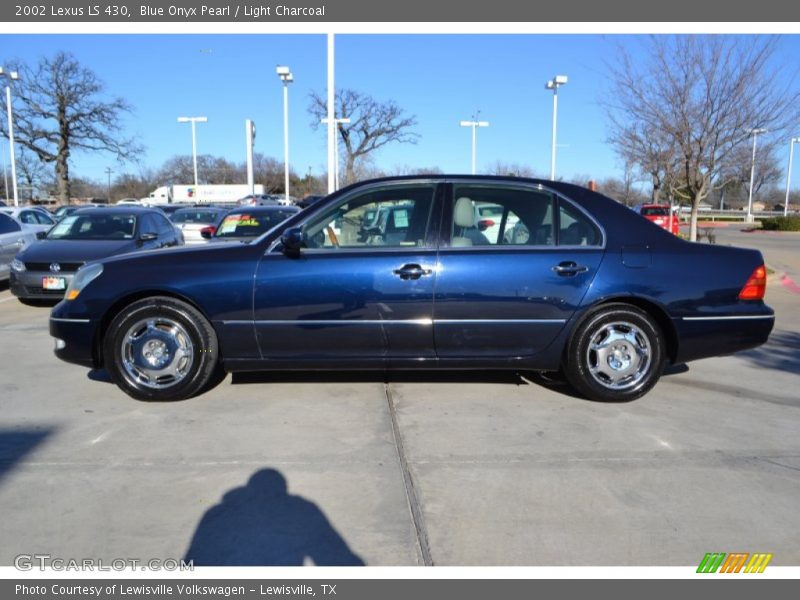 Blue Onyx Pearl / Light Charcoal 2002 Lexus LS 430