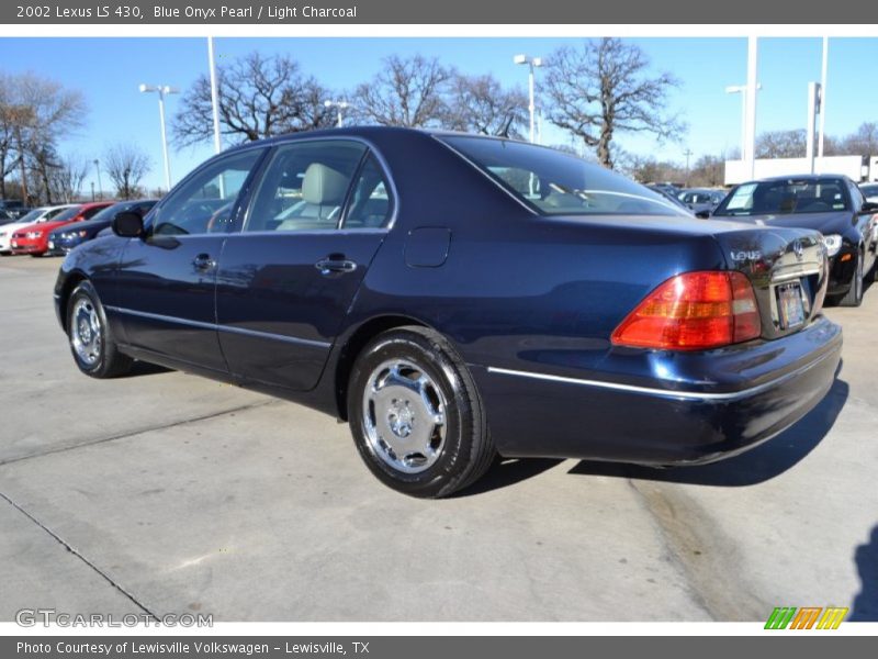 Blue Onyx Pearl / Light Charcoal 2002 Lexus LS 430