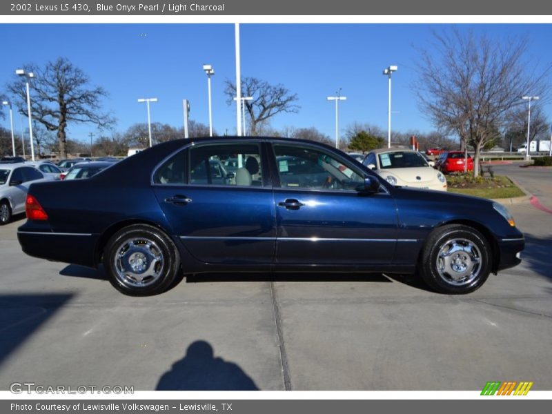 Blue Onyx Pearl / Light Charcoal 2002 Lexus LS 430