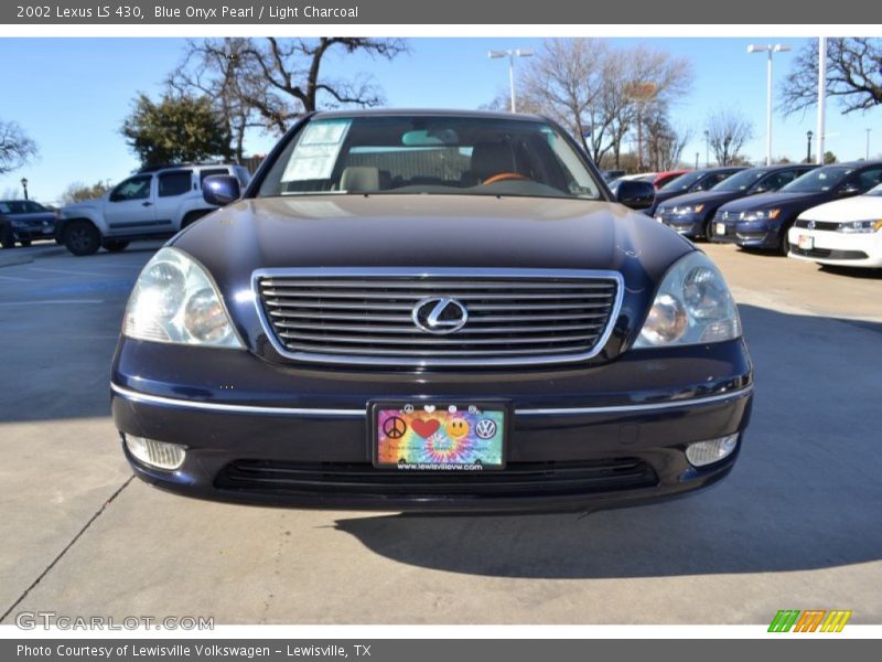 Blue Onyx Pearl / Light Charcoal 2002 Lexus LS 430