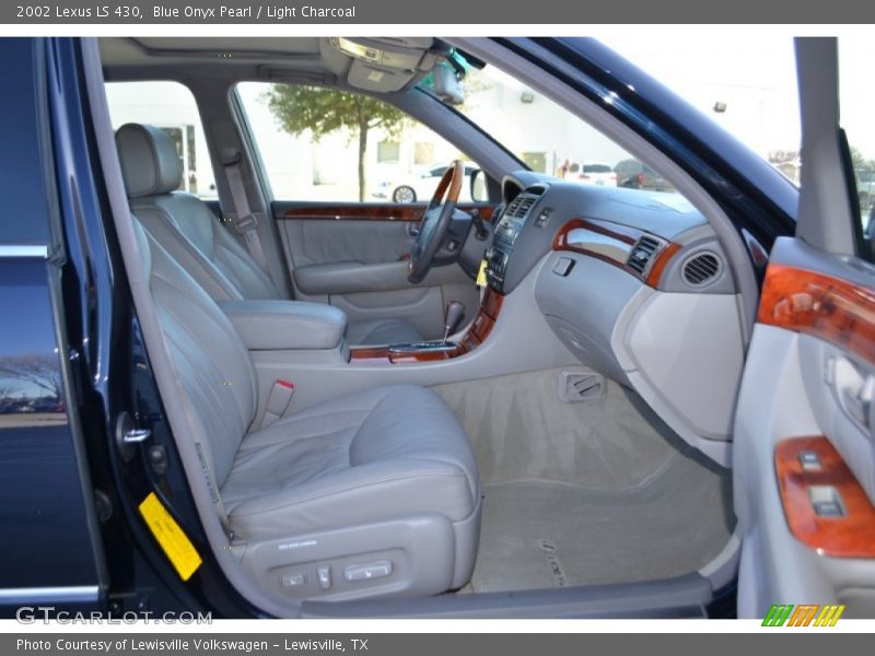 Blue Onyx Pearl / Light Charcoal 2002 Lexus LS 430