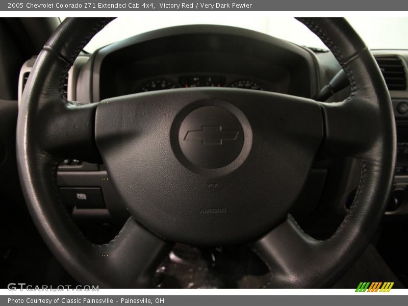 Victory Red / Very Dark Pewter 2005 Chevrolet Colorado Z71 Extended Cab 4x4