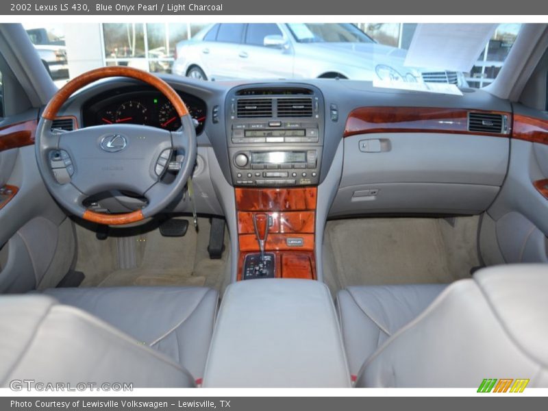 Blue Onyx Pearl / Light Charcoal 2002 Lexus LS 430