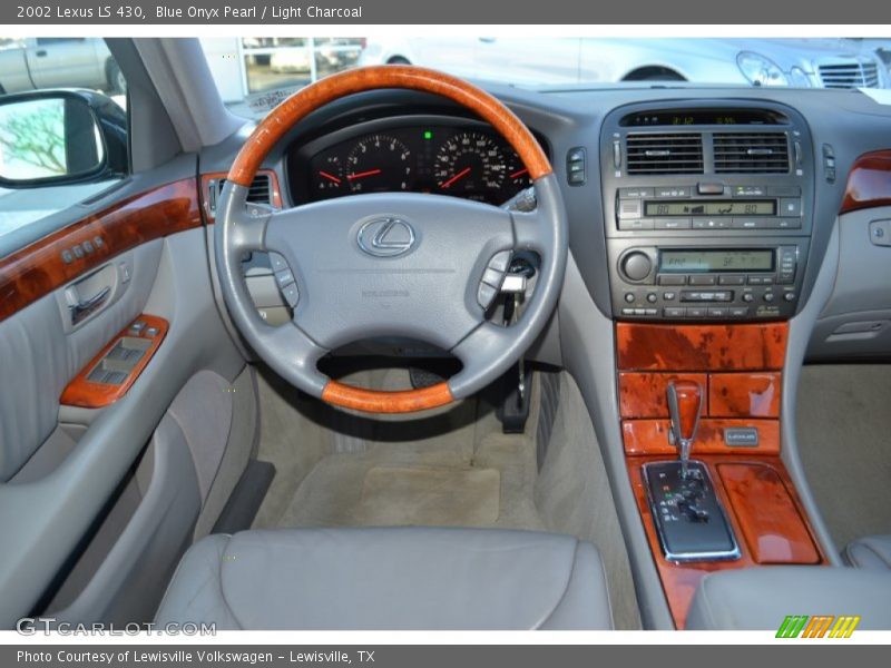 Blue Onyx Pearl / Light Charcoal 2002 Lexus LS 430