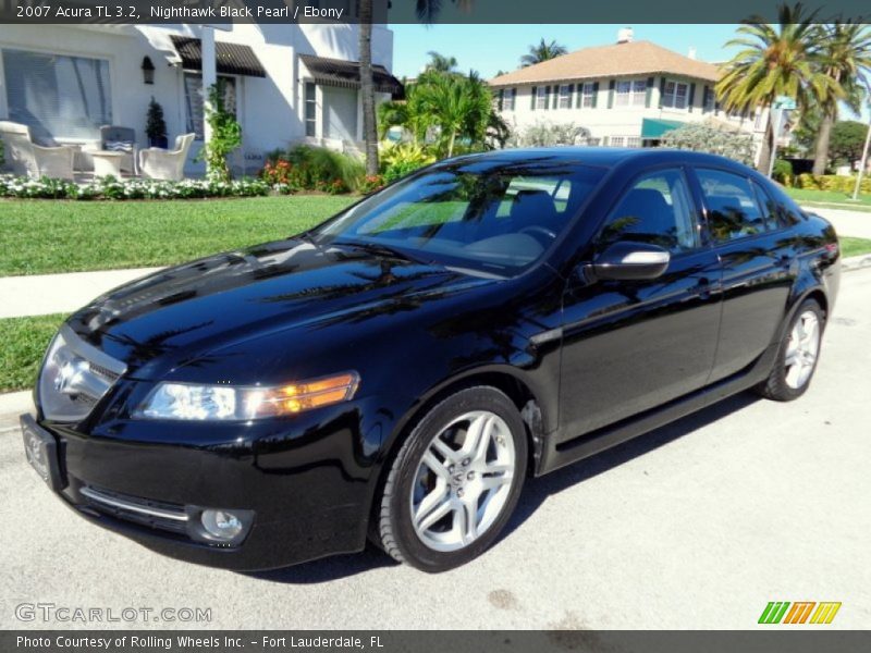 Nighthawk Black Pearl / Ebony 2007 Acura TL 3.2