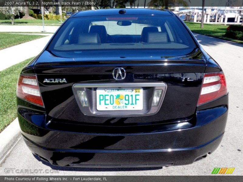 Nighthawk Black Pearl / Ebony 2007 Acura TL 3.2