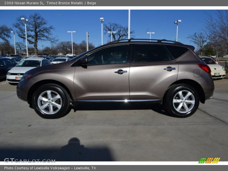 Tinted Bronze Metallic / Beige 2009 Nissan Murano SL