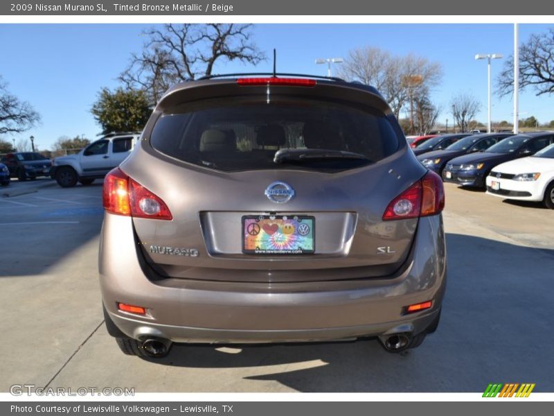Tinted Bronze Metallic / Beige 2009 Nissan Murano SL