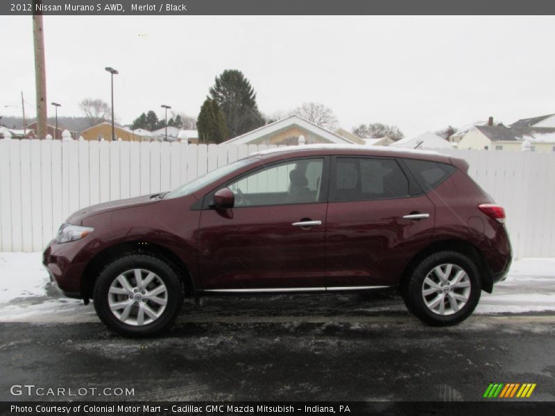 Merlot / Black 2012 Nissan Murano S AWD
