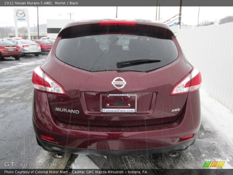 Merlot / Black 2012 Nissan Murano S AWD