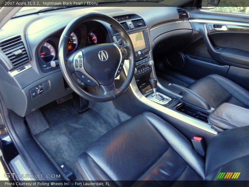 Nighthawk Black Pearl / Ebony 2007 Acura TL 3.2