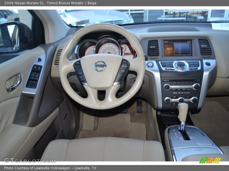 Tinted Bronze Metallic / Beige 2009 Nissan Murano SL