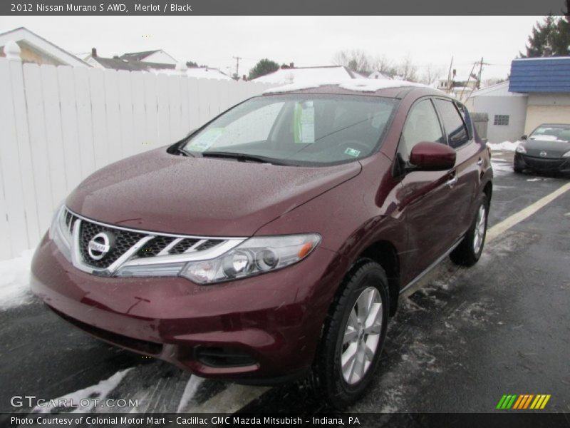 Merlot / Black 2012 Nissan Murano S AWD