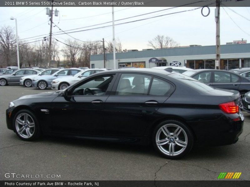 Carbon Black Metallic / Oyster/Black 2011 BMW 5 Series 550i xDrive Sedan