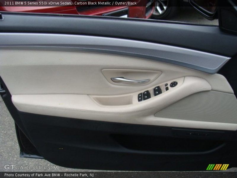 Carbon Black Metallic / Oyster/Black 2011 BMW 5 Series 550i xDrive Sedan