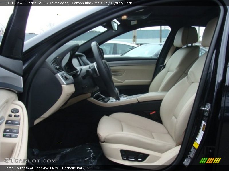 Front Seat of 2011 5 Series 550i xDrive Sedan