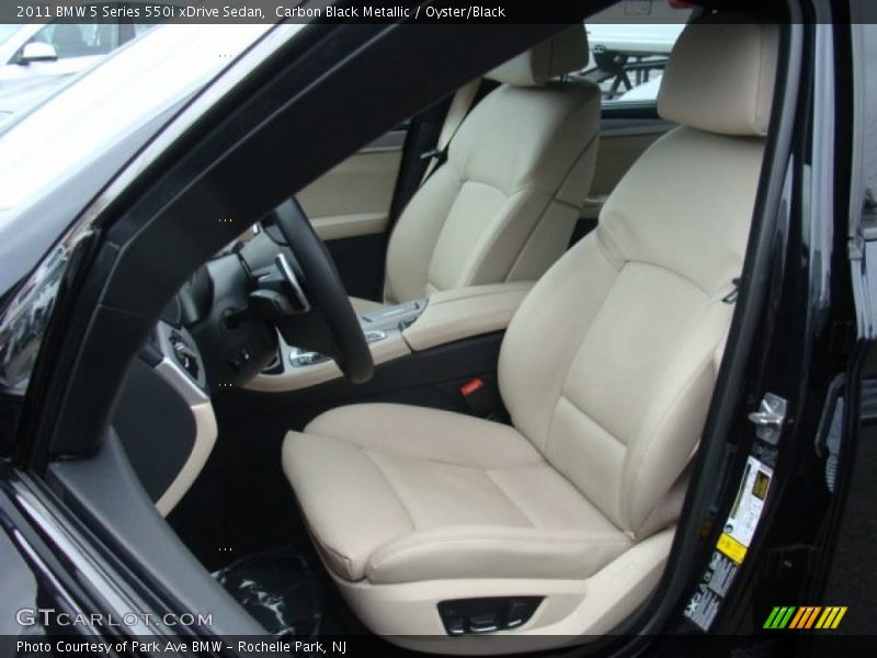 Front Seat of 2011 5 Series 550i xDrive Sedan