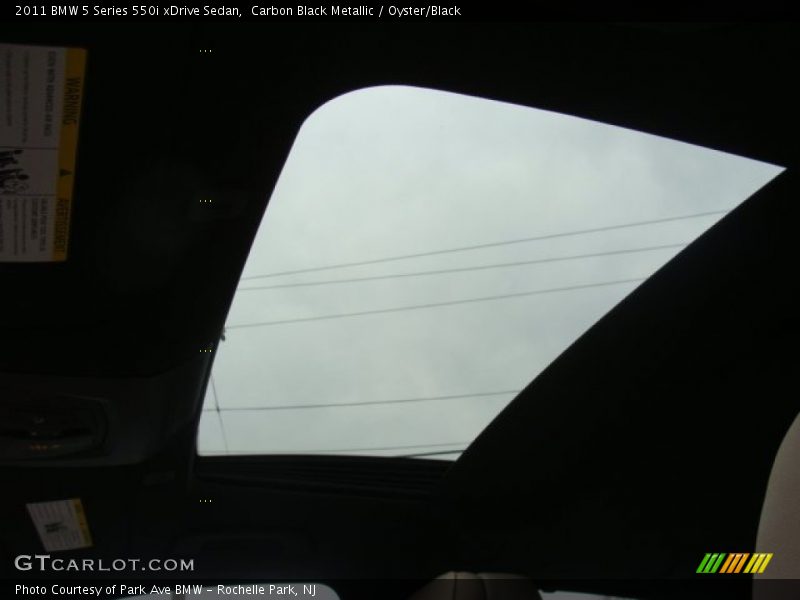 Carbon Black Metallic / Oyster/Black 2011 BMW 5 Series 550i xDrive Sedan