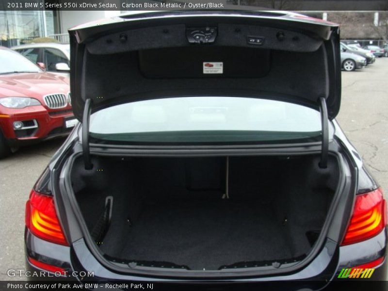 Carbon Black Metallic / Oyster/Black 2011 BMW 5 Series 550i xDrive Sedan