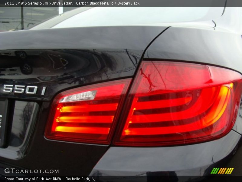 Carbon Black Metallic / Oyster/Black 2011 BMW 5 Series 550i xDrive Sedan