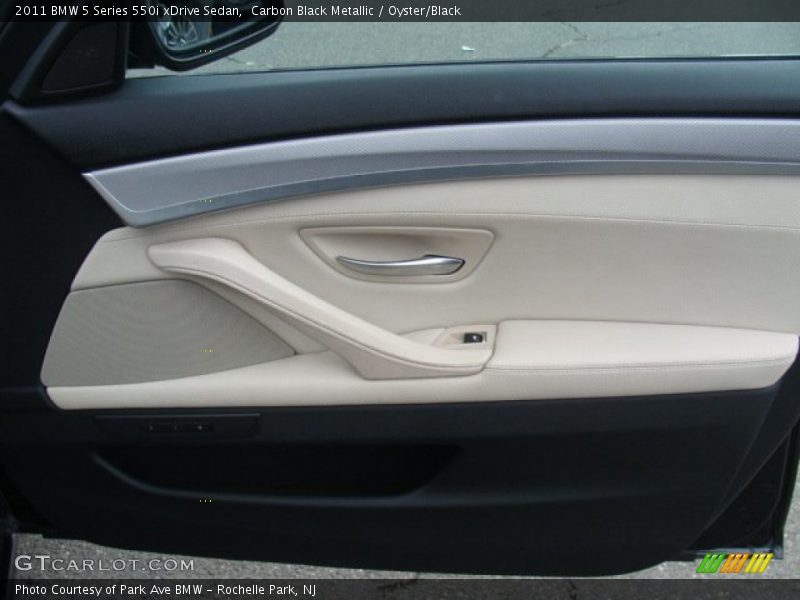 Carbon Black Metallic / Oyster/Black 2011 BMW 5 Series 550i xDrive Sedan