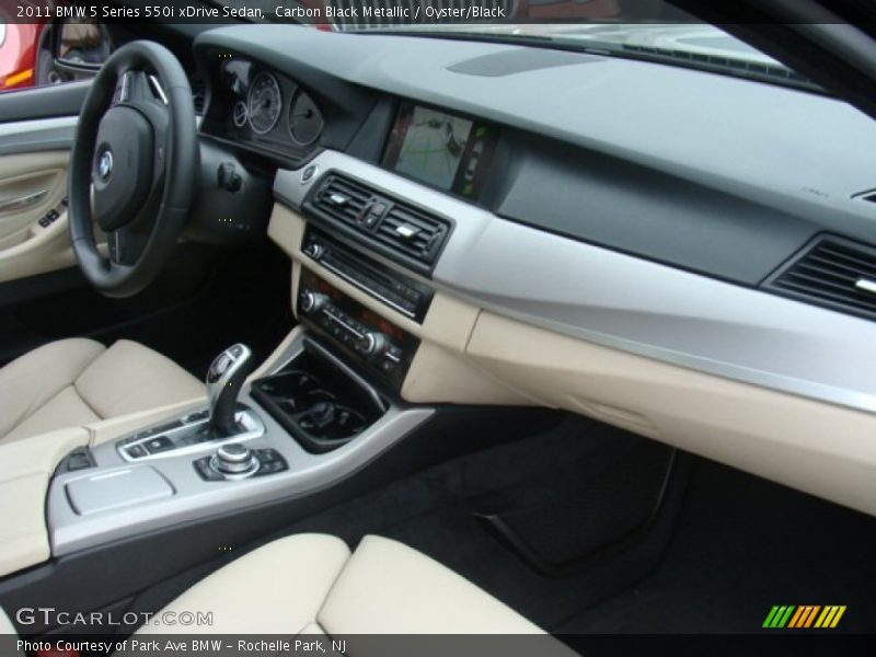 Carbon Black Metallic / Oyster/Black 2011 BMW 5 Series 550i xDrive Sedan